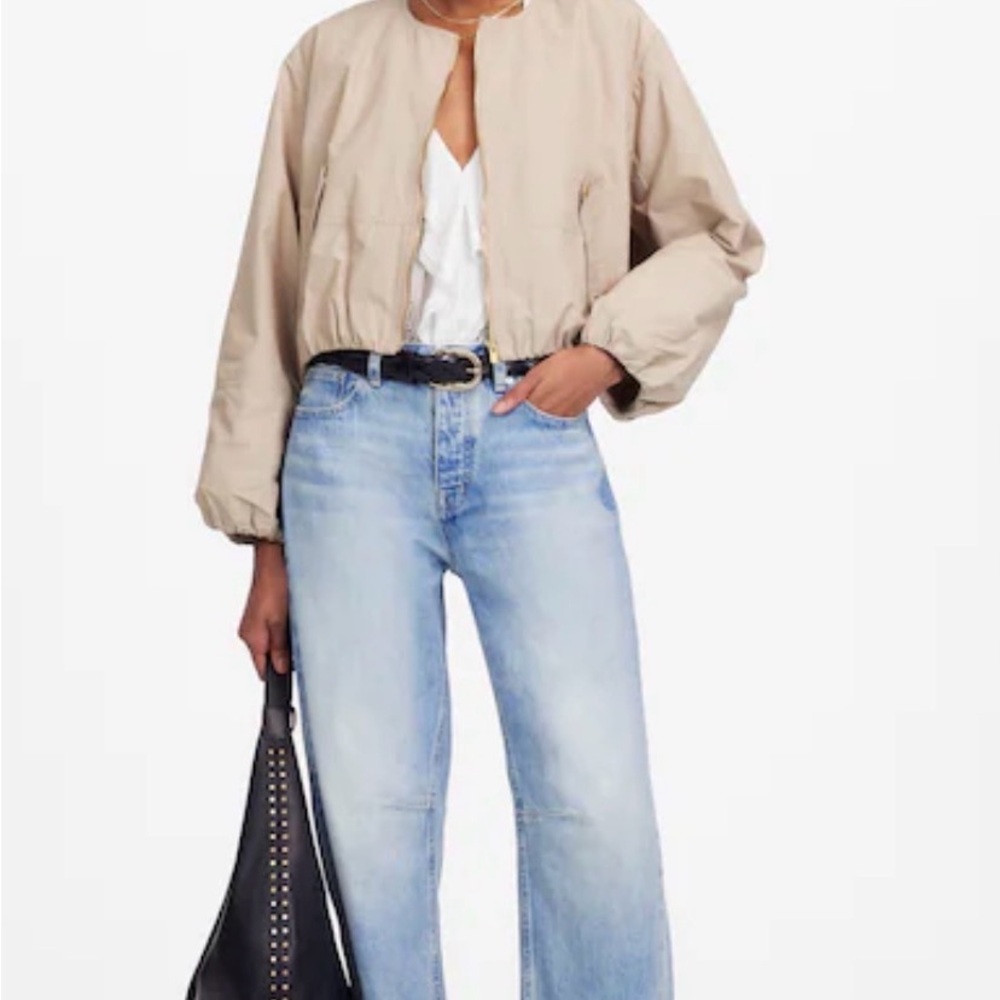 Madewell Darted Barrel Leg Jean Edmonson Wash